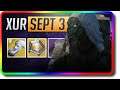Destiny 2 Beyond Light - Xur Location, Exotic Weapon Contraverse Hold (9/3/2021 September 3)